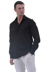 Camisa de Vestir Formal de Manga Larga para Hombre, 100% Algodón Oxford, Estilo Casual de Negocios, Color Sólido, Secado Rápido, Transpirable, Corte Ajustado, Otoño 2025 - Product Image 5