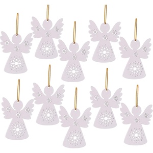 Campanas de Metal dorado colgantes adorno decorativo de Navidad para decoración festiva de árbol de vacaciones y pieza de regalo de decoración del hogar - Product Image 5