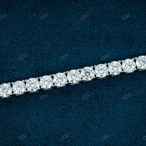 Probador de diamantes Pass de alta calidad, Plata de Ley 925, 4mm, 7 pulgadas, pulsera de tenis de moissanita, EE. UU., regalo de boda de moda de lujo - Product Image 5