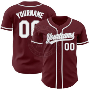 Mejor Venta de alta calidad transpirable béisbol Softball Jerseys diseño de moda Pantalones cortos logotipo personalizado sublimación cosida impresión - Product Image 1