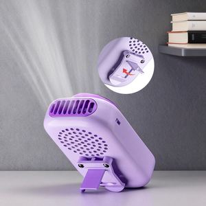 Batería de 2500 mAh, Pantalla Digital LED, Soporte Integrado, Se Puede Colgar en la Cintura, Ventilador de Aire Frío Portátil Multifuncional - Product Image 3