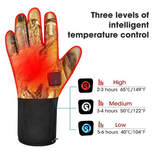 Gants de chasse isolés à doigts entiers, compatibles écran tactile, antidérapants, avec sangle de poignet réglable, camouflage, pour le tir, la pêche et les activités de plein air - Product Image 2