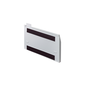 PRIMUS - Sistema de inserción con compartimento visible, elemento individual, magnético, Gris claro, DIN A5 apaisado 150 x 250mm - Product Image 2
