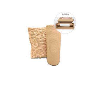 Hot Sale Biodegradable Recyclable <b>Protective</b> & <b>Cushioning</b> <b>Material</b> Dispenser Roll Honeycomb Wrap Paper for Wood Protection - Product Image 2