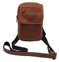 Sac bandoulière classique en cuir avec sangle réglable, poche intérieure, rangement, ceinture de taille, téléphone portable, cartes, portefeuille, pochette