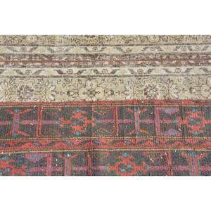 พรมขนสัตว์ตุรกีโบราณ เป็นมิตรกับสิ่งแวดล้อม ลายแบบดั้งเดิม สีแดงเบจ ขนาด 25x81 ฟุต ทำมือ รูปทรงสี่เหลี่ยมผืนผ้าขนาดใหญ่ แบบปะติดปะต่อ ยางลาเท็กซ์ สำหรับห้องรับประทานอาหาร - Product Image 5