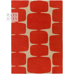 Las alfombras modernas de lana 100% con mechones a mano para dormitorio y sala de estar agregan un toque minimalista estético al piso del hogar - Product Image 5