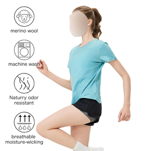 เสื้อสเวตเตอร์แบบสวมหัวผ้าแคชเมียร์แฟชั่นเสื้อถักคอกลมแขนสั้นสง่างามเสื้อของผู้หญิง - Product Image 3