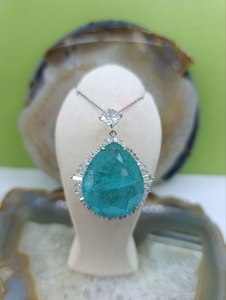 Luxury Jewelry Set Handmade Silver Necklace & <b>Ring</b> Wholesale High Quality Custom Design Trendy Gift - Product Image 2