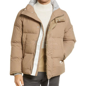 2024 Men's Casual <b>Winter</b> <b>Waterproof</b> Hooded Bubble <b>Jacket</b> in Bubble Style OEM Service Low MOQ Stock Available Nylon/Polyester - Product Image 1