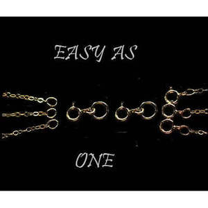 Juego de 4 Cierres Desenredantes y Extensibles para Collares de Plata de Ley, Elegantes Accesorios de Joyería - Product Image 3