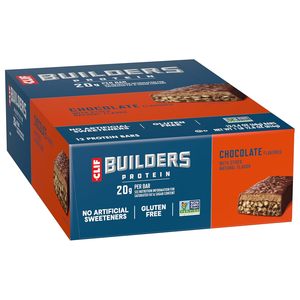 Clif Builders Protein <b>Bars</b> - Chocolate Flavor - 20g Plant Based Protein - 2.4 oz. (12 Pack) - Product Image 4