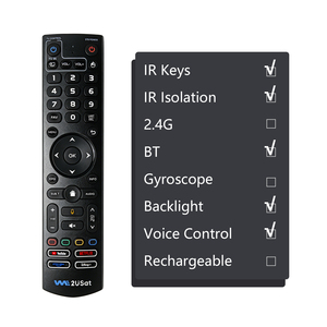 รีโมทคอนโทรลอัจฉริยะแบบเปลี่ยนทดแทนได้ สำหรับกล่องทีวีแอนดรอยด์ We2usat K3 PRO+ และทีวีสติ๊ก P6 Mini รองรับการสั่งงานด้วยเสียงผ่านบลูทูธ พร้อมฟังก์ชั่น IR Learning และไฟแบ็คไลท์ - Product Image 5