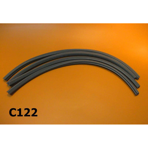 Juego de 4 tiras de goma para canales de suelo para Lambretta J50 Deluxe - Product Image 2