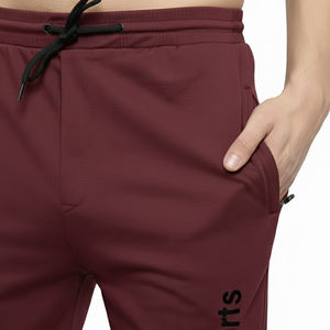 Pantalones Deportivos de Hombre para Correr al Aire Libre, Gimnasio, Color Sólido, 100% Algodón, Secado Rápido, Transpirables, Corte Ajustado Informal - Product Image 4