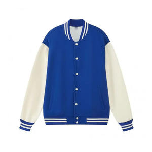 Chaquetas Varsity de Piel de Oveja de Alta Calidad Anti-UV para Hombre y Mujer, Nuevo Estilo con Cuello Alto, Todas las Tallas y Colores, Lana de Baja Densidad - Product Image 1