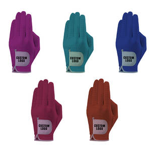 Par de guantes de golf para adultos de dedo completo de invierno antideslizante resistente al desgaste transpirable Cabretta tela piel de oveja pantalla táctil deportes - Product Image 3