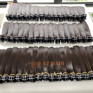 <b>Top</b> Selling Raw Hair Bundle Bone Straight Virgin Bundle Weft Hair Extensions 100% Raw Vietnamese Hair - Product Image 4