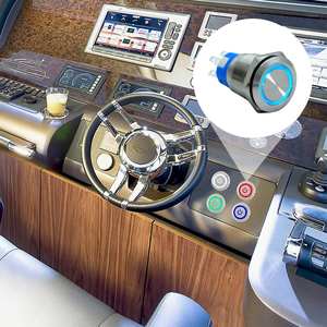 Interrupteur à bouton-poussoir anti-vandalisme en acier inoxydable - Product Image 3