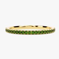 Bague de mariage en argent sterling 925 éternité Vermeil belle zircone cubique pavé ensemble bague plaquée or et rhodium bijoux pour femmes