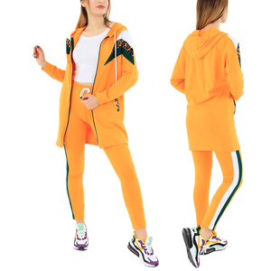 Alta calidad de tamaño personalizado de invierno con capucha Casual sólido mujeres chándales Jogging trajes más vendidos - Product Image 6