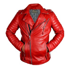 Hip Hop USA Style Stylish Blank Men Textile Leather <b>Jacket</b> for Men - Product Image 4