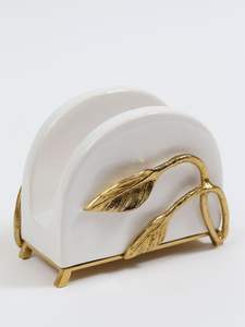 Porte-serviettes de qualité exclusive pour la décoration intérieure porte-serviettes design vintage en marbre de couleur blanche à un prix abordable - Product Image 2