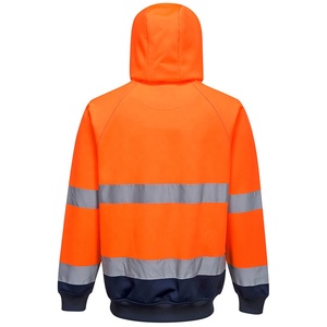 Ropa de Alta Visibilidad para Seguridad Vial, Impermeable, Reflectante, de Poliéster y Forro Polar, Sudadera con Capucha de Alta Visibilidad, Uniforme de Mecánico, Ropa de Trabajo - Product Image 2