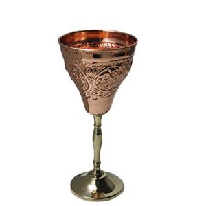 Copa de cobre de diseño en relieve con flautas de latón Coupés para cerveza Vino Beber Bar de lujo y uso en hoteles - Product Image 4