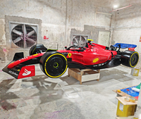 Modèle de voiture de course F1 2022, longueur 480 cm, sculpture de moto réaliste en fibre de verre.