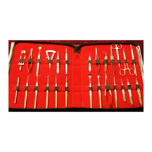 Ensemble de micro-chirurgie ophtalmique de qualité supérieure pour strabisme, 27 pièces, instruments chirurgicaux ophtalmiques en acier inoxydable, réutilisables, manuels - Product Image 1