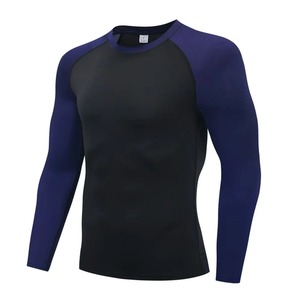 Prima Slim Fit Transpirable Jogging Wear Calidad superior Mangas completas Gimnasio Camisas Personalizar Diseño Venta al por mayor Rash Guard - Product Image 6