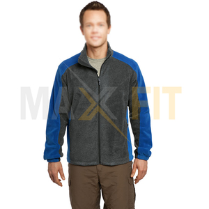 เสื้อแจ็คเก็ตฟลีซกันลมกันน้ำสำหรับผู้ชาย MAXFIT ENTERPRISES สไตล์ไฮสตรีทสำหรับฤดูหนาว คอตั้ง ผ้าฟลีซโพลาร์ - Product Image 4