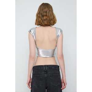 Top Corto Básico sin Espalda - Product Image 5