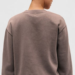 เสื้อสเวตเชิ้ตผู้หญิง แขนยาว สไตล์ลำลอง คอกลม ราคาขายส่งสำหรับการสั่งซื้อจำนวนมาก บริการ OEM ออกแบบทันสมัย ทรงพอดีตัว สไตล์ลำลอง - Product Image 5