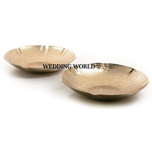 Metal Hammered Chocolate <b>Tray</b> Round Shape Handmade Designer Chocolate Platter Customized Size New Chocolate <b>Tray</b> - Product Image 6