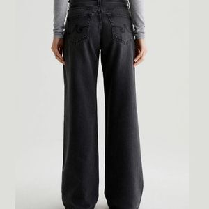 Pantalones vaqueros holgados Vintage personalizados para mujer a la moda, pantalones vaqueros de pierna ancha transpirables de tiro medio y ajuste relajado - Product Image 3