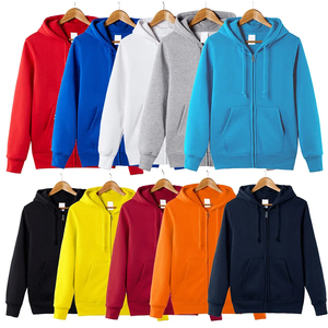 OEM Custom Design Men's <b>Hoodie</b> Sweatshirt Streetwear Long Sleeve Printed Oversized Pullover <b>Zip</b>-<b>Up</b> Sublimation Hoodies - Product Image 3