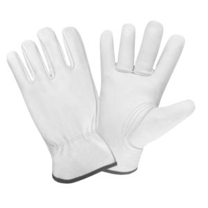 Gants de sécurité en cuir lisse JNM SAFETY, anti-vibration, antistatiques, durables, épaisseur 11 oz, respirants, antidérapants pour - Product Image 5
