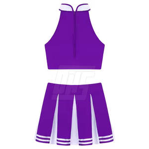 Vente directe d'usine Uniforme de pom-pom girl sans manches Nouveau style de vêtements de sport Uniforme de pom-pom girl - Product Image 6
