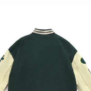 Chaqueta de Béisbol Letterman Personalizada al por Mayor para Hombre - Tejido de Lana Reversible Impermeable de Alta Calidad - Product Image 3