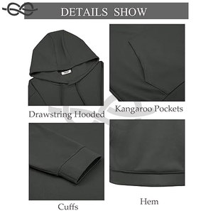 <b>Men's</b> Hoodie Long Sleeve Hooded <b>Pullover</b> Casual Fashion Sweatshirts Drawstring Pocket Comfortable Gym Wear Active <b>Men</b> - Product Image 2