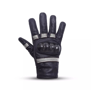 Men's New Red/Black Genuine Leather Breathable Waterproof Winter Sports Motorbike Riding Gloves Unisex - Product Image 5