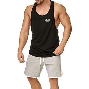 Camiseta sin Mangas para Hombre, Precio al por Mayor, Tejida, Informal, Transpirable, Ecológica, de Alta Calidad, en Tela de Algodón y Poliéster, Nuevo Diseño para Venta en Línea - Product Image 1