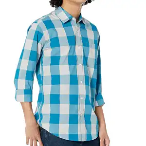 Großhandel Neuestes Design Baumwolle Langarm Formelles Hemd Custom Slim Fit Freizeit hemd Für Männer Büroarbeit shemd