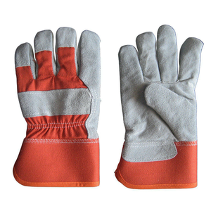 Guantes DE TRABAJO canadienses resistentes al calor de cuero protector de seguridad profesional de buena calidad para trabajadores - Product Image 6