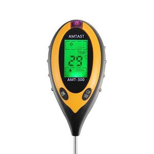 Testeur de sol numérique 4-en-1 AMTAST : pH, humidité, température et mesure de la lumière - Product Image 1