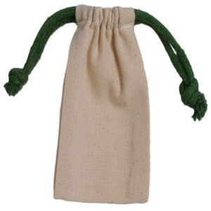 Sac à cordon de luxe à la mode en corde 100% coton biologique écologique réutilisable imprimé personnalisé emballage cadeau pour femmes - Product Image 3