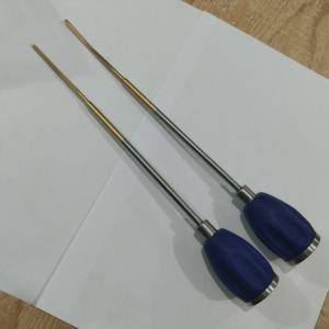 Sonda Pedicular Manual de Acero Inoxidable, Instrumento Quirúrgico Ortopédico Curvo para Columna Vertebral, Certificado CE Clase II - Product Image 4