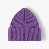 Bonnet d'hiver unisexe pour femmes Bonnet chaud en tricot pour l'extérieur avec impression personnalisée du logo et du texte